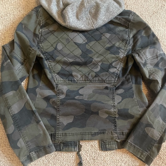 Express camo jacket with hood - Picture 3 of 8